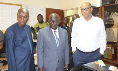 visite du ministre dans nos locaux