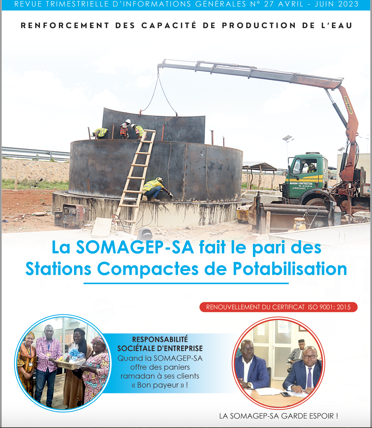 SOMAGEP-SA, revue trimestrielle d’informations générales N°27