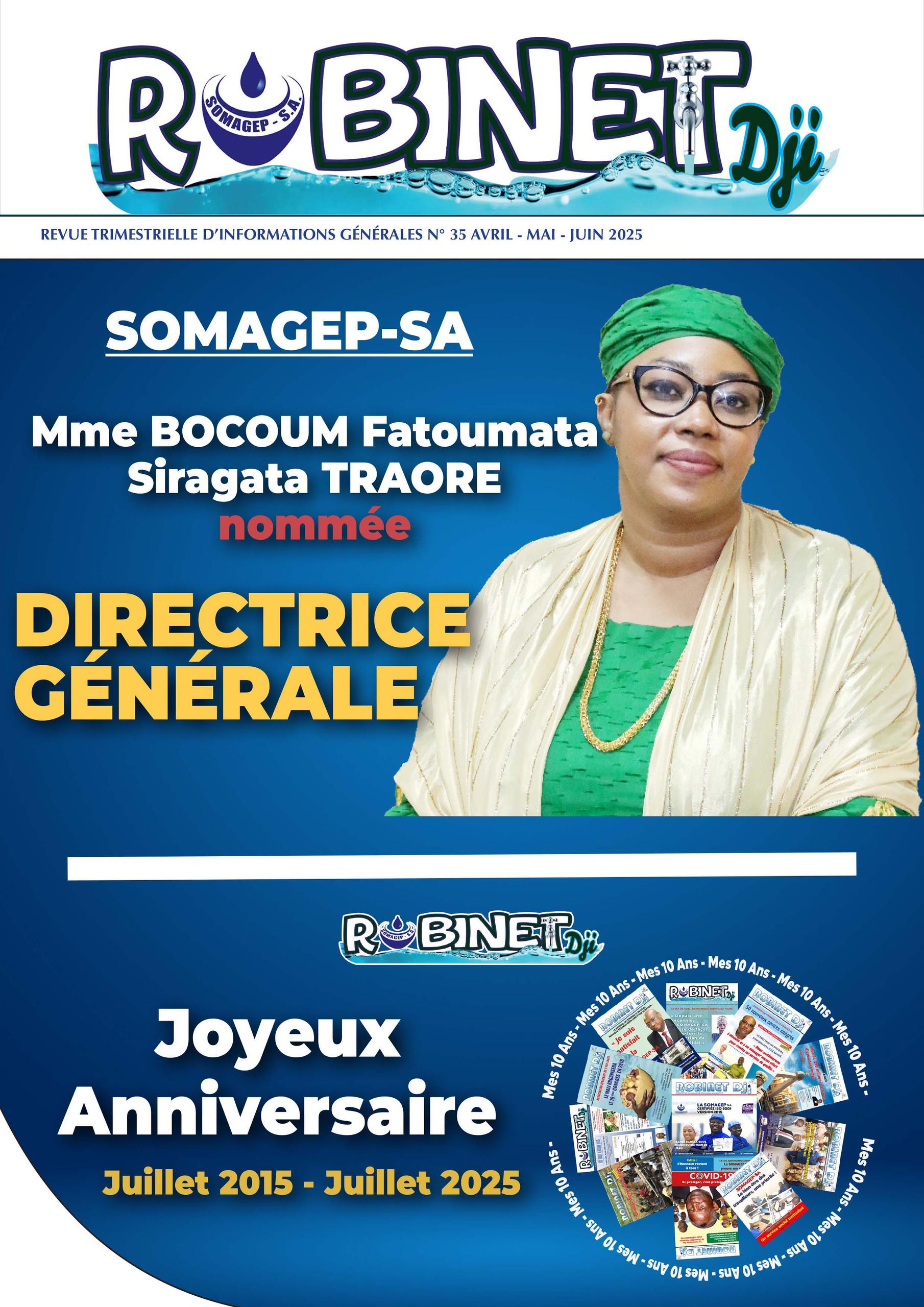 SOMAGEP-SA, revue trimestrielle d’informations générales N°35